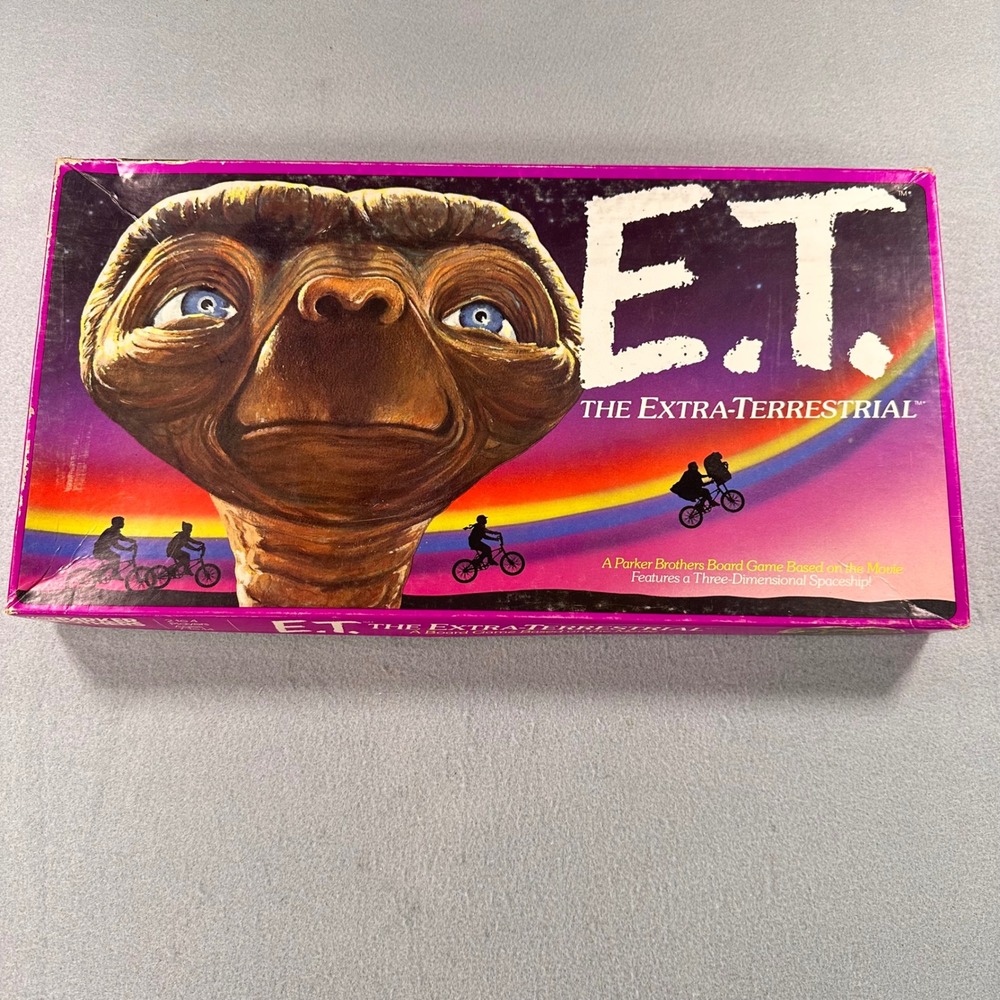Vintage 1982 ET Extra-Terrestrial Parker Brothers Board Game Retro 95% complete